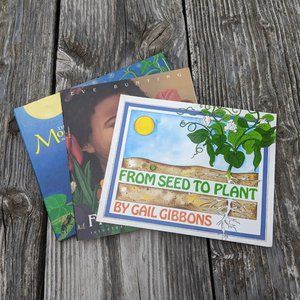 Children's Books About Flowers and Plants Set of 3 Bundle